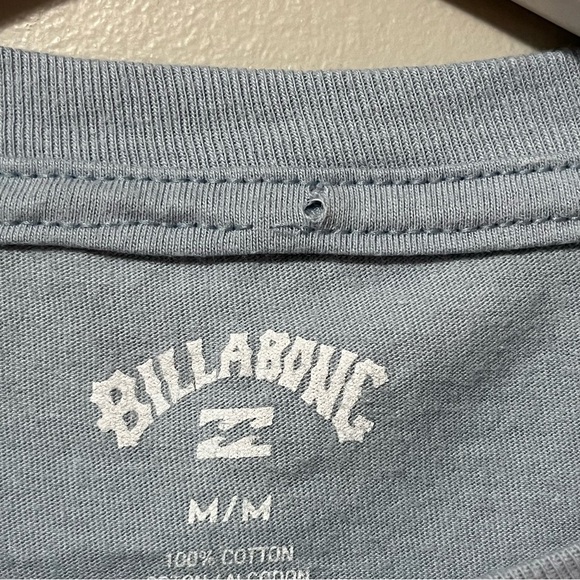 Billabong Regular Fit Palm Tree Cotton Tee Blue - Picture 7 of 7